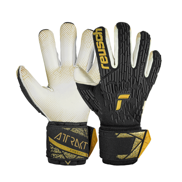Reusch Attrakt Freegel Gold X GluePrint Finger Support 5470960 7707 schwarz 1